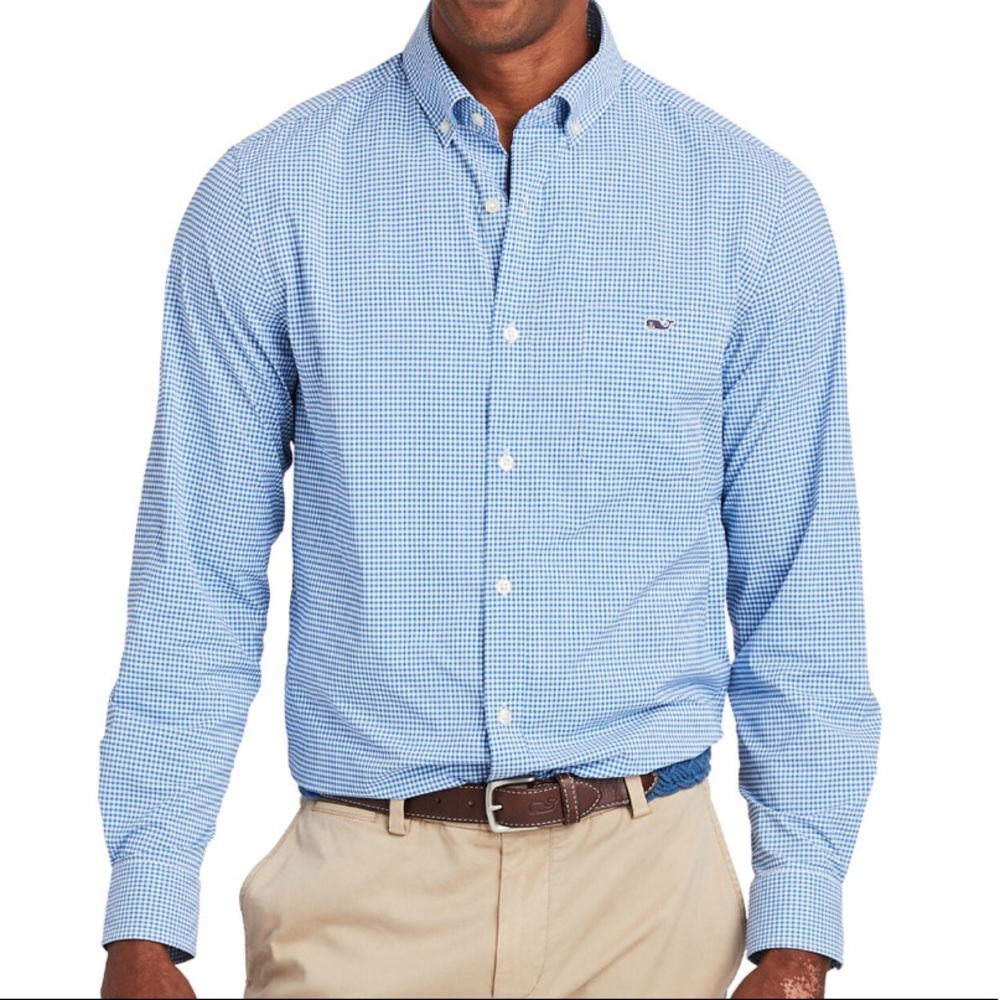 Men’s Vineyard Vines Button Down Whale Shirt